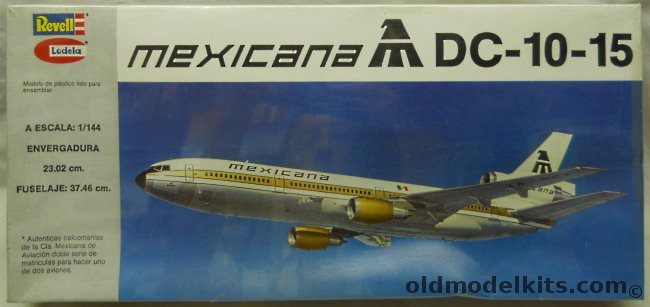 Revell 1/144 Douglas DC-10-15 Mexicana Airlines - Lodela Issue, RH-4315 plastic model kit